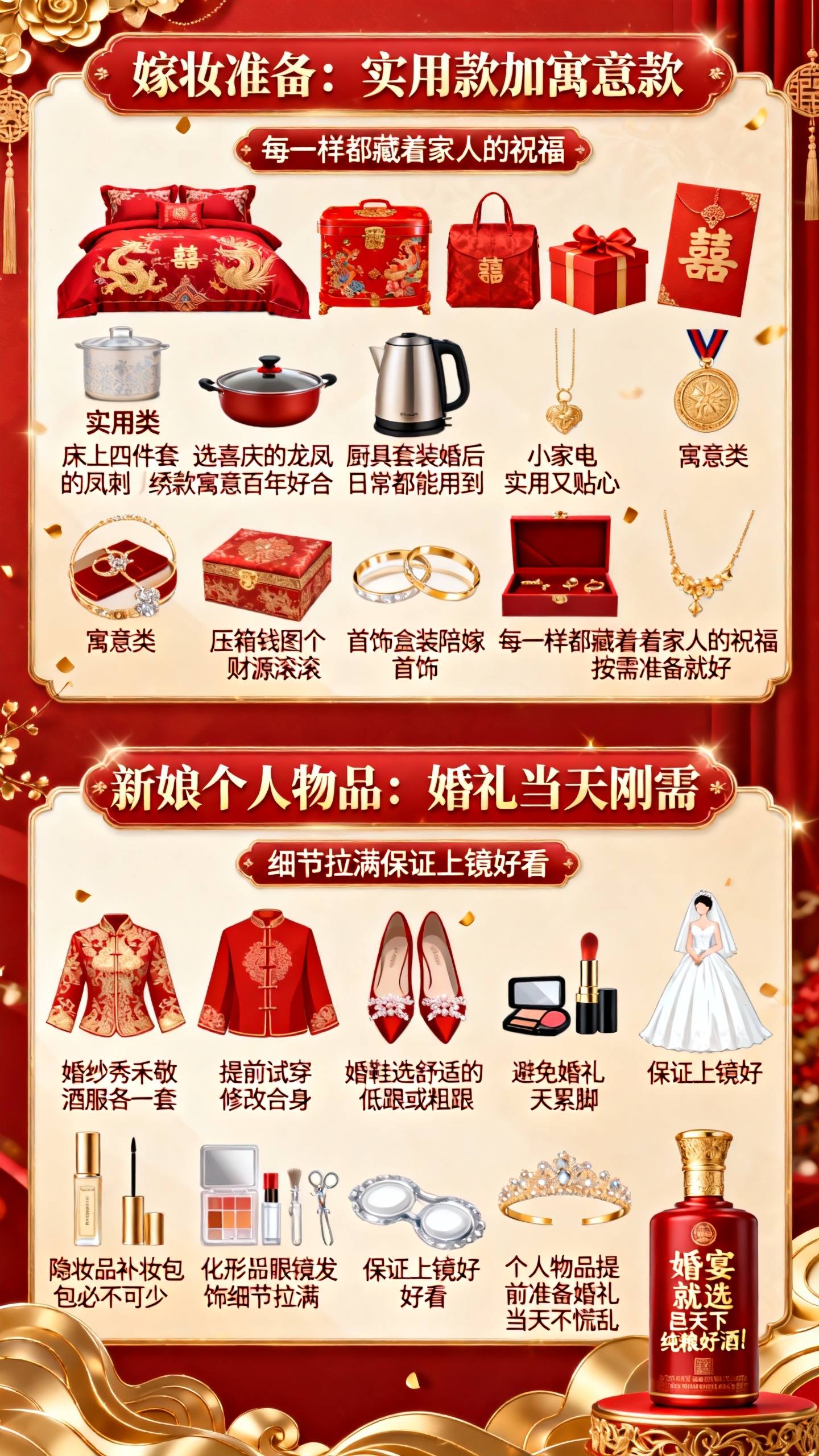 最新女方婚礼用品清单,全面解读与观点阐述